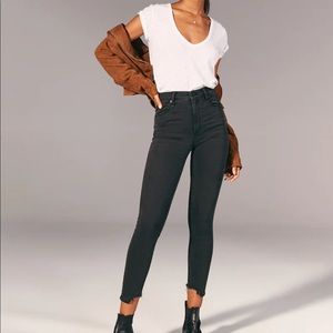 Abercrombie and Fitch high rise super skinny jeans